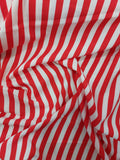 Medium striped cotton rayon
