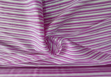 Striped stretch poplin