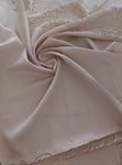 Nude burnout crepe linen