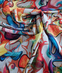 Splash paint silky lycra