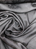 Textured stencil silk chiffon