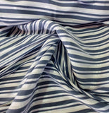 Striped stretch poplin