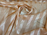 Striped silk chiffon