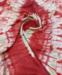 Tie and dye silk (adire)