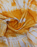 Tie and dye silk (adire)
