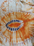 Tie and dye silk (adire)