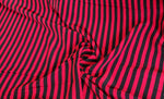 Black Striped cotton rayon
