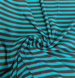 Black Striped cotton rayon