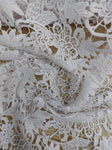 Floral guipere lace