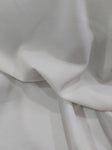 Off white textured stretch crepe