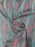 Multicolored abstract striped brocade