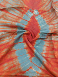 Tie and dye silk (adire)