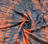 Tie and dye silk (adire)