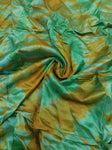 Tie and dye silk (adire)