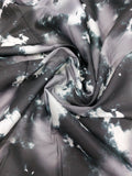Tie and dye silky crepe