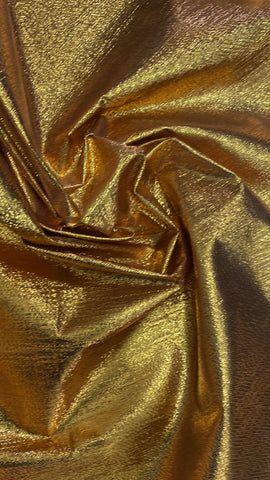 Gold foil tissue organdy