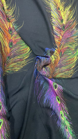 Peacock rayon
