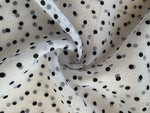 Polka bubble organza