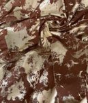 Abstract metallic chiffon