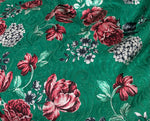 Big floral foil brocade