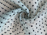 Polka bubble organza