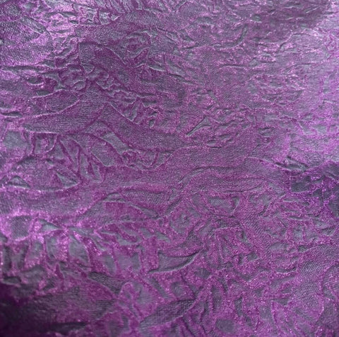 Dark purple brocade
