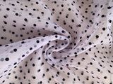 Polka bubble organza