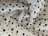 Polka bubble organza