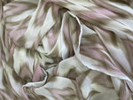 Brown and pink chevron chifgon