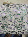 Branch floral foil brocade