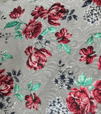 Big floral foil brocade