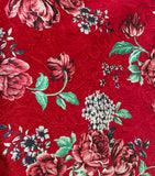 Big floral foil brocade