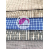Checkered polyester cotton