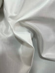 White matte satin aligator skin fabric