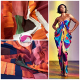 Abstract silky lycra