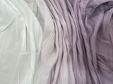 Silky pleated ombre