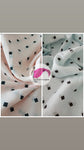 Little box print organza