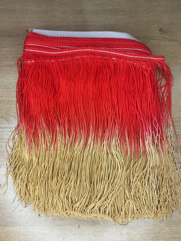 10” ombre chainette fringe