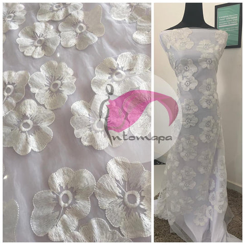 Off white organza