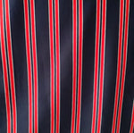 Red and Blue Striped Polished Cotton