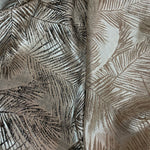 Palm leaf luxe metallic brocade