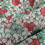 Dotted Floral chiffon