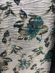 Mettalic 3D floral brocade