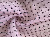 Polka bubble organza