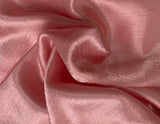 Striped crinkle satin